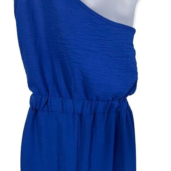 Rolla Coaster One Shoulder Tiered Midi Dress Cobalt Blue Sz S NWOT MSRP … - Picture 11 of 14